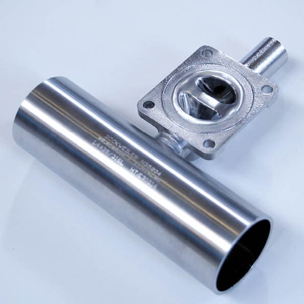 T-piece with a special outlet