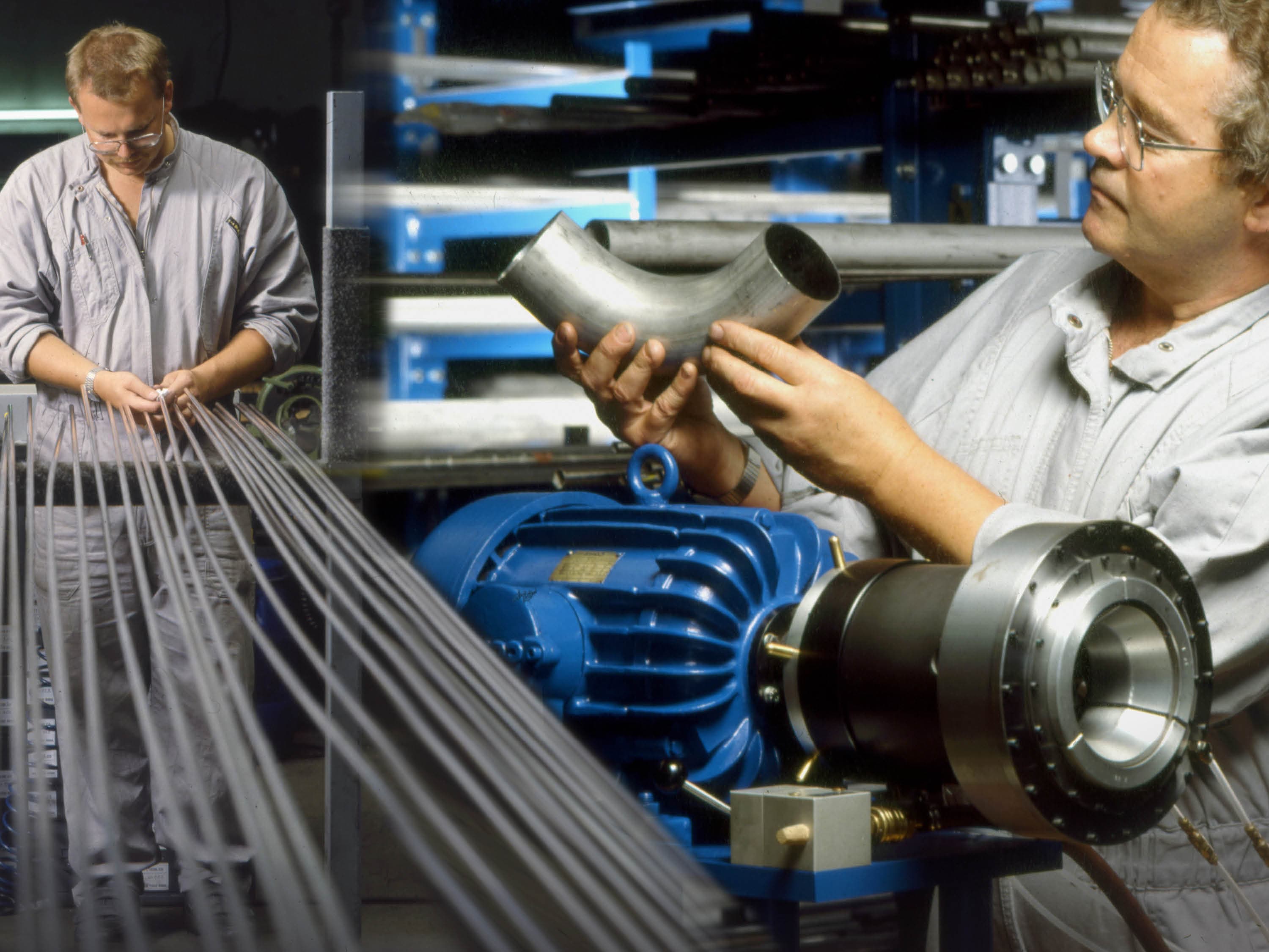 Historical picture of employees at the beginning of Dockweiler