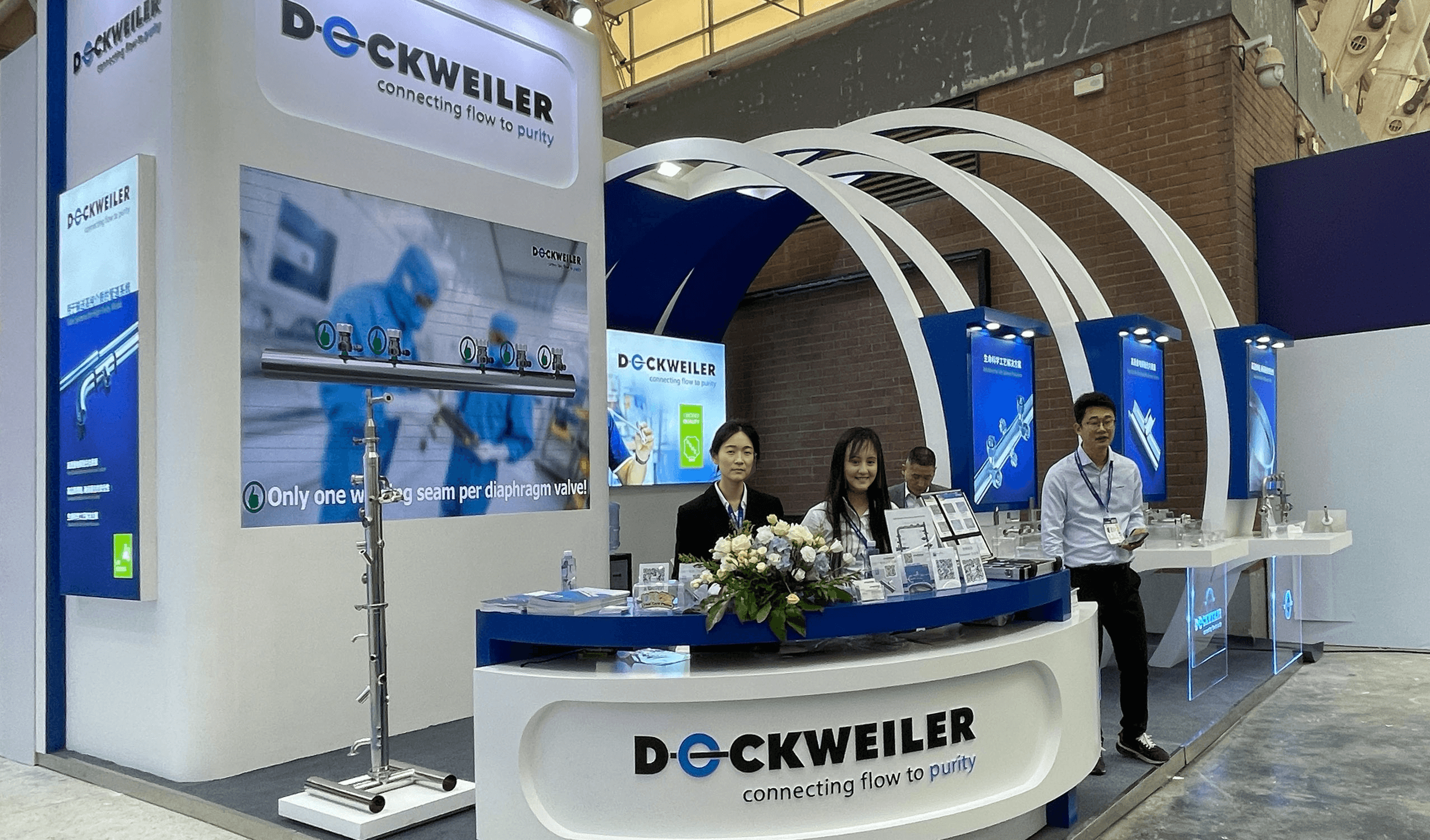 Dockweiler showcasing innovative high-purity solutions and semiconductor process technologies at a leading international industry exhibition